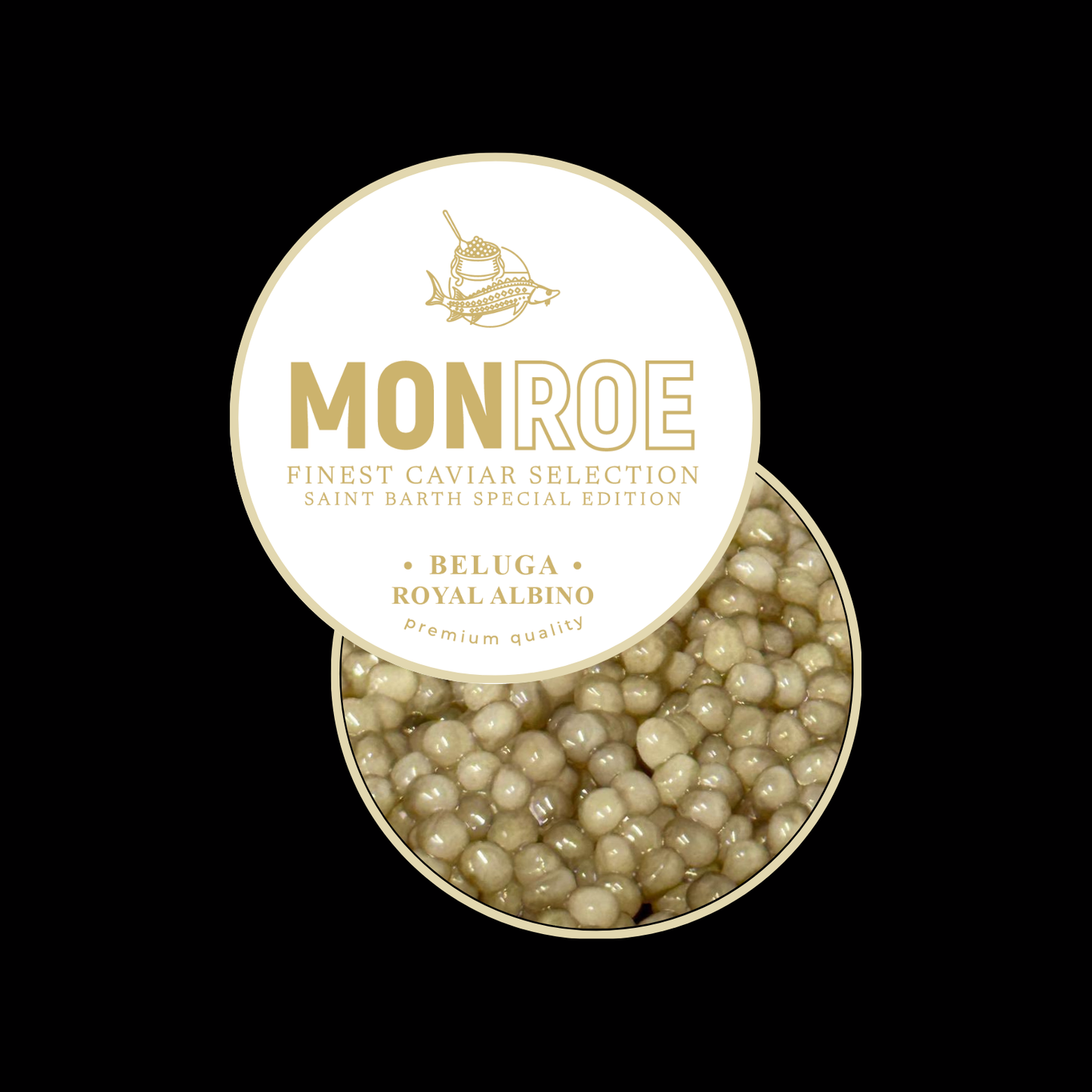 Beluga Royal Albino Certified (Iranian)